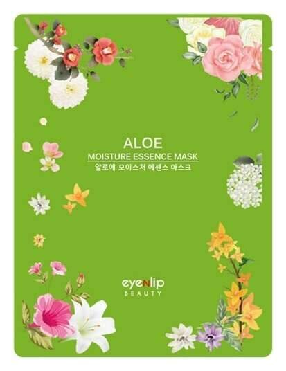 Заказать онлайн Eyenlip Маска-салфетка с экстрактом алоэ Aloe Oil Moisture Essence Mask в KoreaSecret