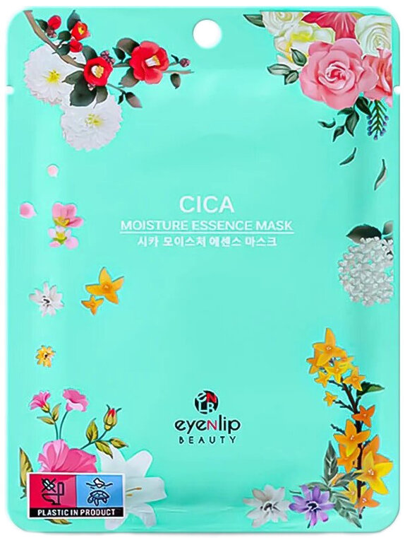 Заказать онлайн Eyenlip Маска-салфетка с экстрактом центеллы Cica Moisture Essence Mask в KoreaSecret