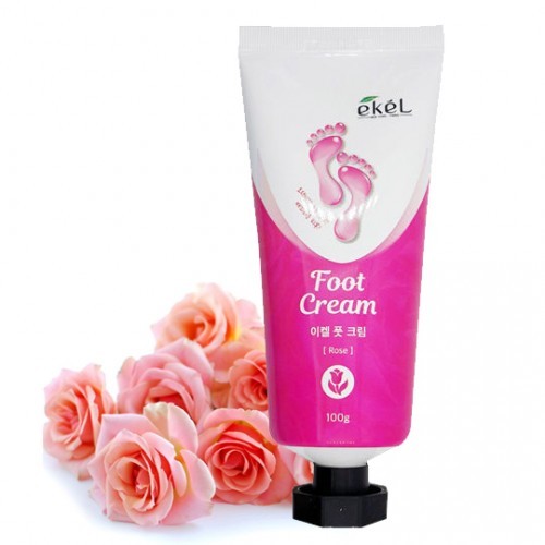 Заказать онлайн EKEL Крем для ног с розой Foot cream Rose в KoreaSecret