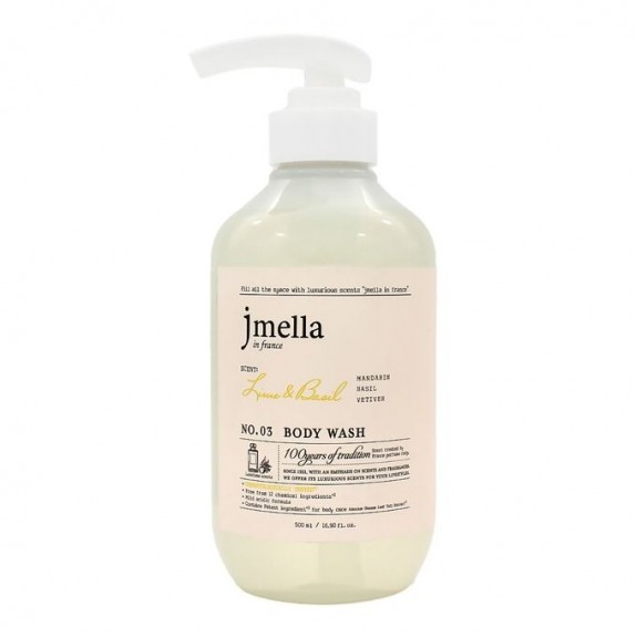 Заказать онлайн Jmella Слабокислотный парфюмированный гель для душа с лаймом и базиликом Lime & Basil Body Wash в KoreaSecret