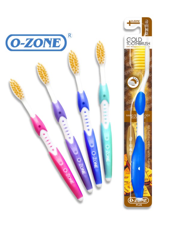 Заказать онлайн Зубная щетка Ozone с золотом Gold Toothbrush в KoreaSecret