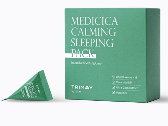 Заказать онлайн Trimay Успокаивающая ночная маска с центеллой Medicica Calming Sleeping Pack в KoreaSecret
