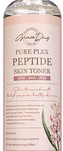 Заказать онлайн Grace Day Антивозрастной тонер с пептидами и гиалуроновой кислотой Pure Plex Peptide Skin Toner в KoreaSecret