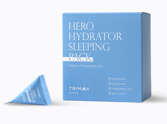 Заказать онлайн Trimay Ночная маска для глубокого увлажнения с гиалуроновой кислотой Hero Hydrator Sleeping Pack в KoreaSecret