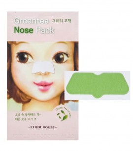 Заказать онлайн Etude House Патч от черных точек с экстрактом зелёного чая Green Tea Nose Pack в KoreaSecret