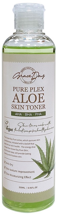 Заказать онлайн Grace Day Увлажняющий тонер с экстрактом алоэ Pure Plex Aloe Skin Toner в KoreaSecret
