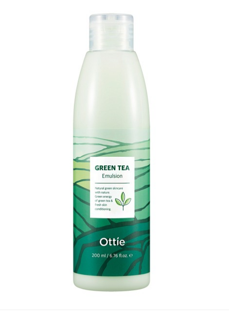 Заказать онлайн Ottie Эмульсия с экстрактом зеленого чая Green Tea emulsion в KoreaSecret
