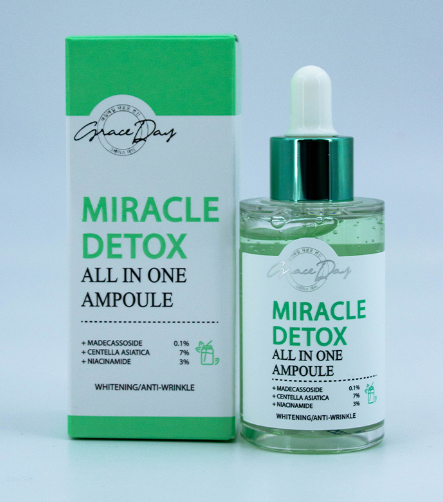 Заказать онлайн Grace Day Детокс сыворотка с центелой Miracle Detox Ampoule в KoreaSecret
