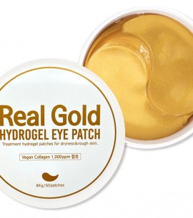 Prreti Гидрогелевые патчи антивозрастные с золотом Real Gold Hydrogel Eye Patch