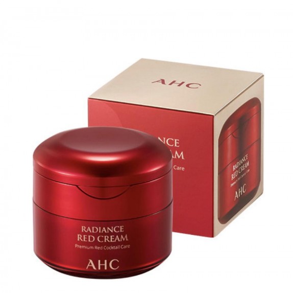 Заказать онлайн AHC Антивозрастной увлажняющий крем для лица Radiance Red Cream Premium Red Coctail Care в KoreaSecret