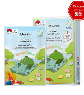 Заказать онлайн JMsolution Маска-салфетка с чайным деревом (Бульбазавр) Deco Pick Tea Tree Mask в KoreaSecret