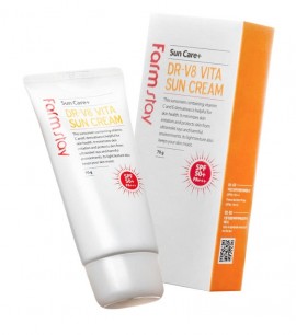 Заказать онлайн Farmstay Солнцезащитный крем с витаминами DR-V8 Vita Sun Cream SPF50+, PA+++ в KoreaSecret