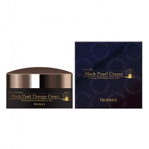 Заказать онлайн Deoproce Омолаживающий крем с черным жемчугом Black Pearl Therapy Cream в KoreaSecret