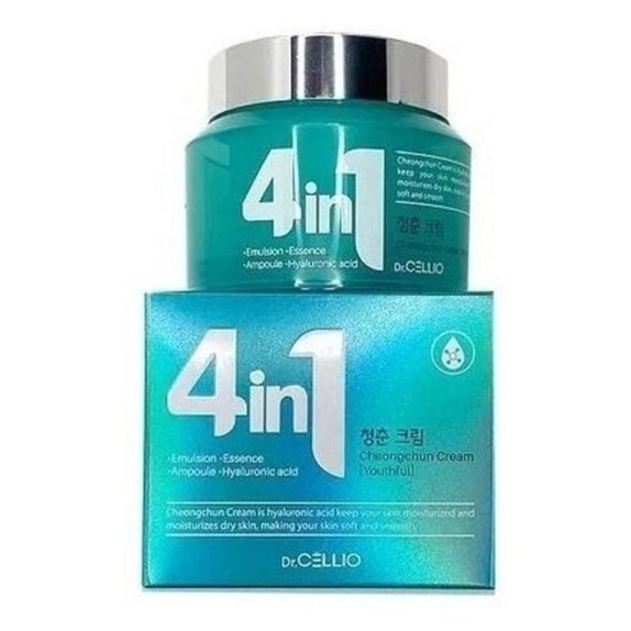 Заказать онлайн DR.Cellio Крем для лица 4 в 1 с гиалуроновой кислотой G50 4 in 1 Cheongchun Cream Hyaluronic Acid в KoreaSecret