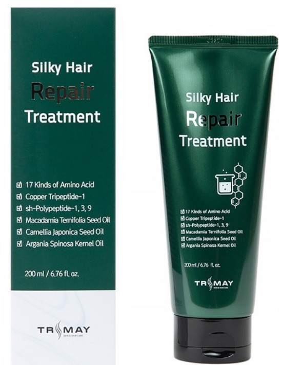 Заказать онлайн Trimay Безсульфатный восстанавливающий бальзам для волос Silky Hair Repair Treatment p.h 5.5 в KoreaSecret