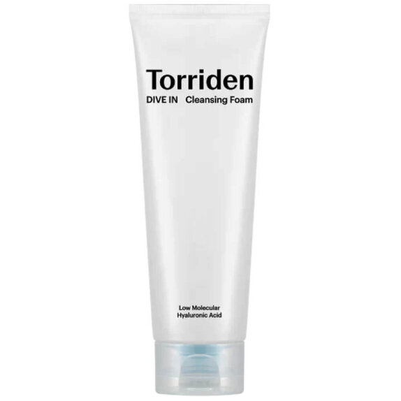 Заказать онлайн Torriden Гипоаллергенная пенка для умывания DIVE IN Low Molecular Hyaluronic Acid Cleansing Foam в KoreaSecret