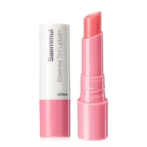 Заказать онлайн The Saem Увлажняющий бальзам-тинт для губ розовый PK02 Saemmul Essential Tint Lipbalm в KoreaSecret