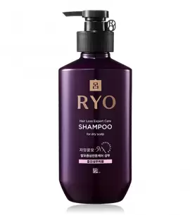 Заказать онлайн Ryoe Лечебный шампунь от выпадения волос для жирной кожи головы 400мл (сиреневый) в KoreaSecret
