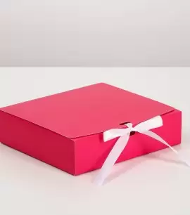 Заказать онлайн Коробка складная «Фуксия» 20 х 18 х 5 см в KoreaSecret