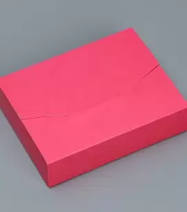 Заказать онлайн Коробка складная конверт «Розовая» 16 х 12 х 4 см в KoreaSecret