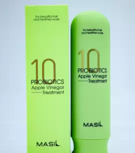 Заказать онлайн Masil Маска для волос от перхоти с яблочным уксусом 300 мл Probiotics Apple Vinegar Treatment в KoreaSecret
