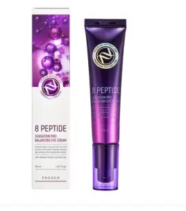 Заказать онлайн Enough Антивозрастной крем для век с пептидами Premium 8 Peptide Sensation Pro Balancing Eye Cream в KoreaSecret