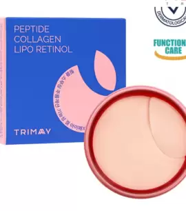 Заказать онлайн Trimay Патчи для век против морщин с пептидами, коллагеном и ретинолом (pink) Wrinkle Smoothing Gel Eye Patch в KoreaSecret