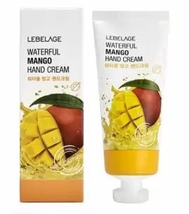 Заказать онлайн Lebelage Увлажняющий крем для рук с экстрактом манго Waterful Mango Hand Cream в KoreaSecret