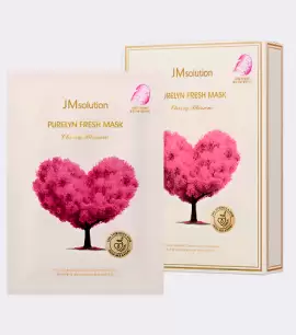 Заказать онлайн JMsolution Маска-салфетка освежающая Розовая Purelyn Fresh Mask Pink в KoreaSecret