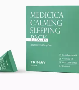 Заказать онлайн Trimay Успокаивающая ночная маска с центеллой Medicica Calming Sleeping Pack в KoreaSecret